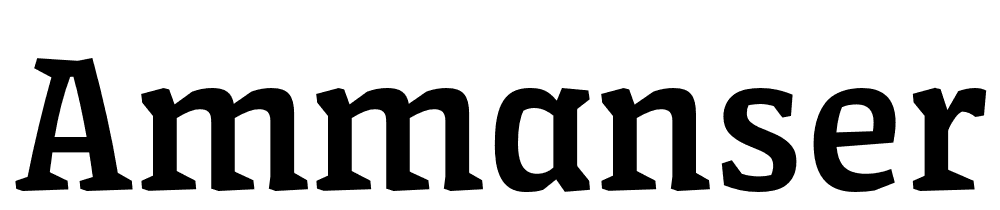 AmmanSerifPro-Medi font family download free