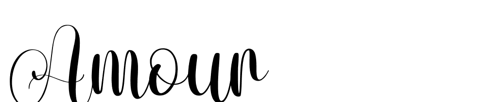 Amour font family download free