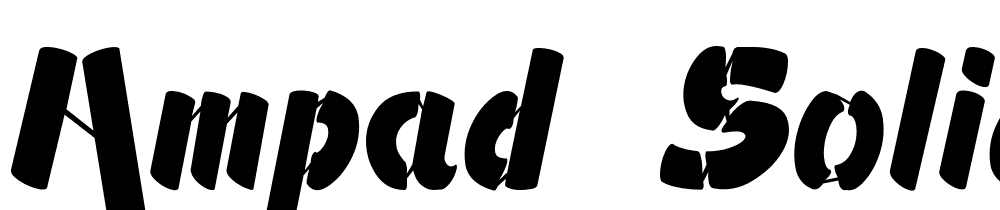 Ampad-Solid-Regular font family download free