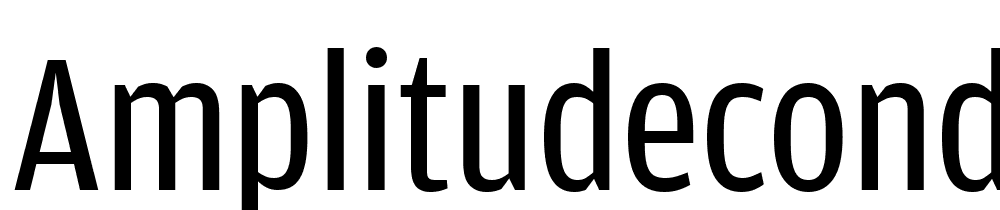 AmplitudeCond-Regular font family download free