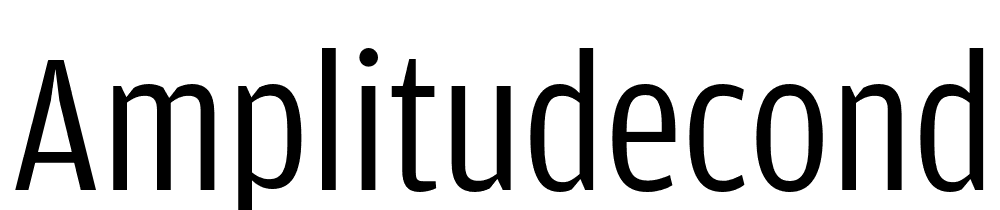 AmplitudeCondensed-Book font family download free