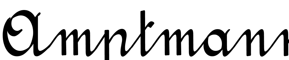 Amptmann-Script font family download free