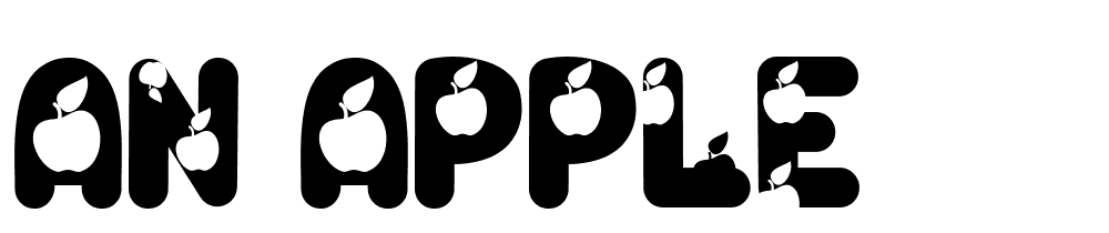 An-Apple font family download free