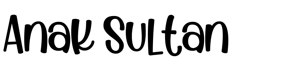 anak_sultan font family download free