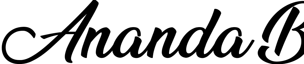 Ananda Black font family download free