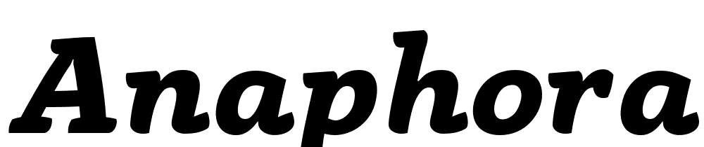 Anaphora-Trial-ExtraBold-Italic font family download free