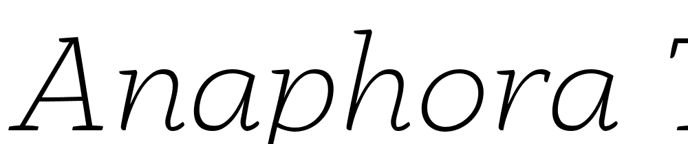 Anaphora-Trial-ExtraLight-Italic font family download free