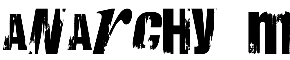 anarchy_mh font family download free