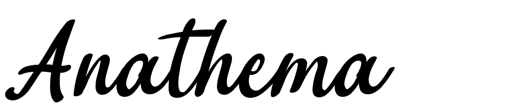 Anathema font family download free