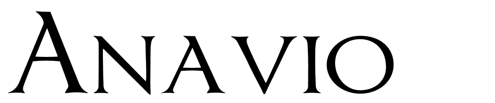 Anavio font family download free