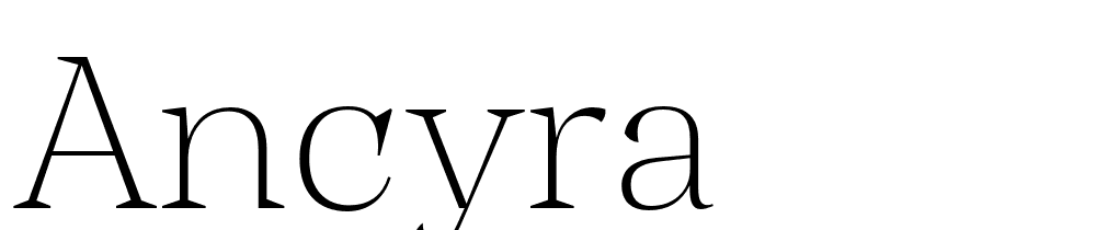 Ancyra font family download free