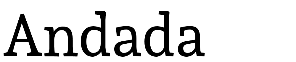 Andada font family download free