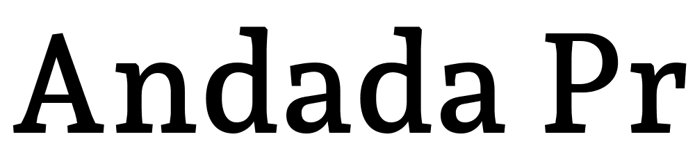 Andada-Pro-master font family download free