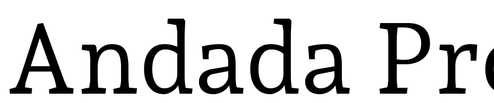 Andada-Pro-Regular font family download free