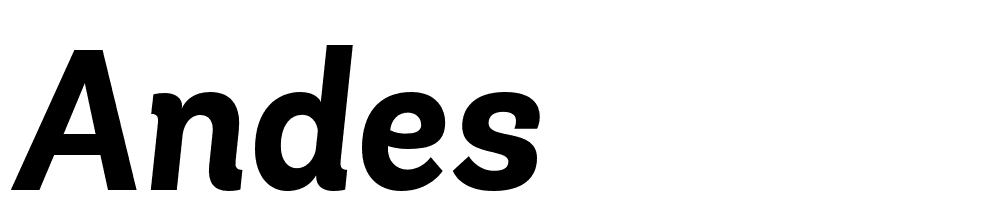 Andes font family download free