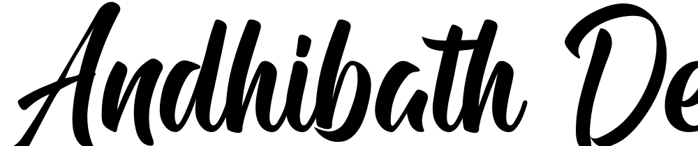 Andhibath Demo font family download free