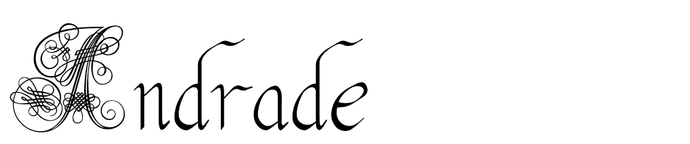 andrade font family download free