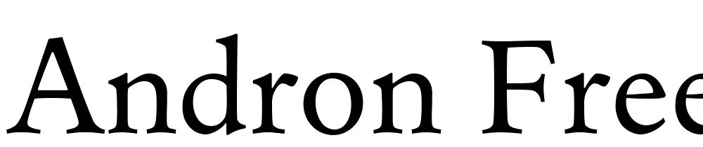 Andron-Freefont-LAT font family download free