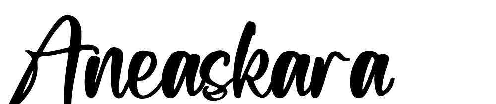 Aneaskara font family download free