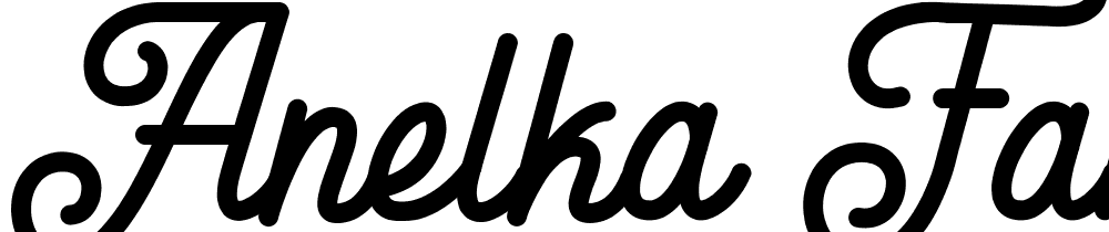 Anelka Fambuya font family download free