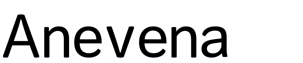 Anevena font family download free