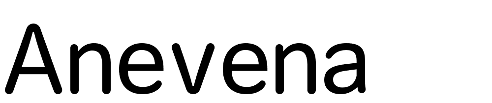 Anevena font family download free