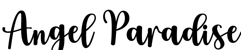 Angel-Paradise font family download free