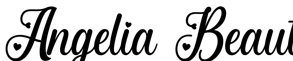 angelia-beauty font family download free