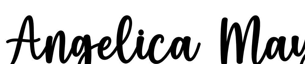 Angelica-Maya font family download free