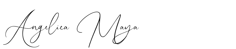 angelica-maya font family download free