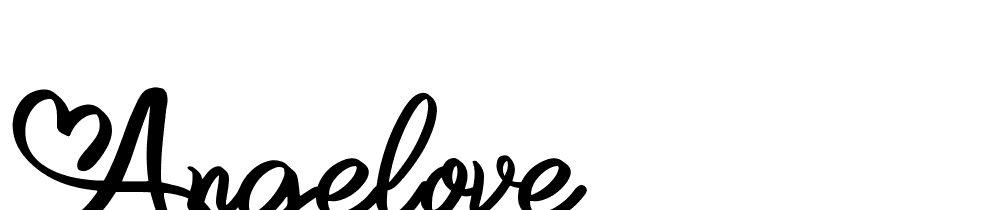 Angelove font family download free