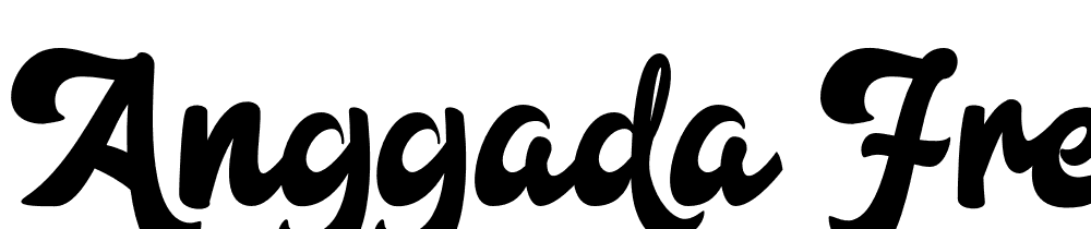 anggada-free font family download free