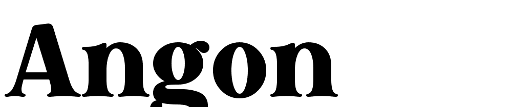 Angon font family download free