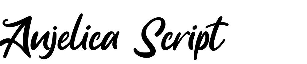 anjelica-script font family download free