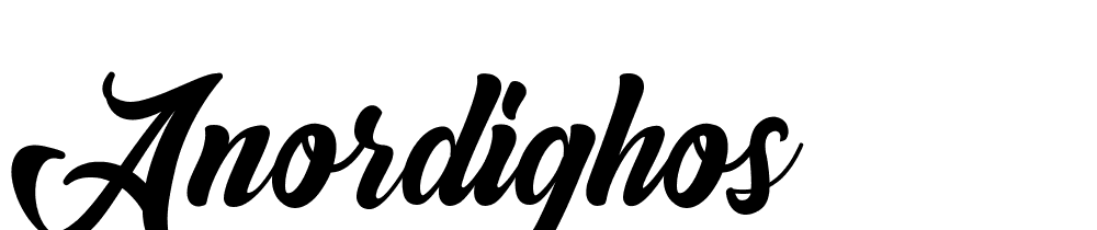 Anordighos font family download free