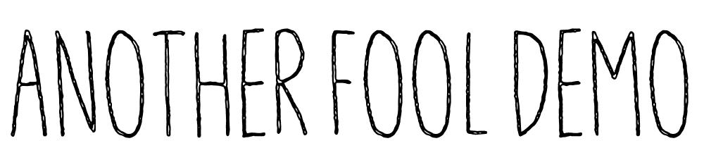 Another Fool DEMO font family download free