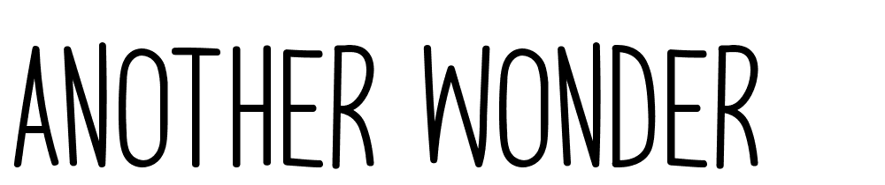 Another-Wonder font family download free