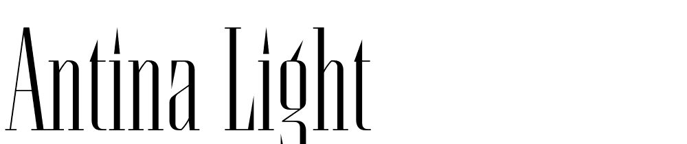 Antina-Light font family download free