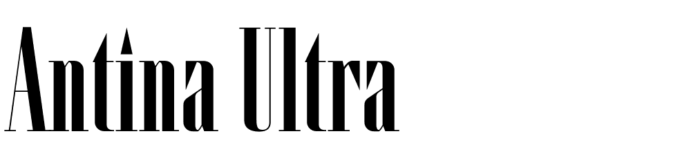 Antina-Ultra font family download free