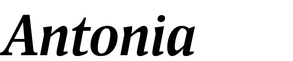 Antonia font family download free