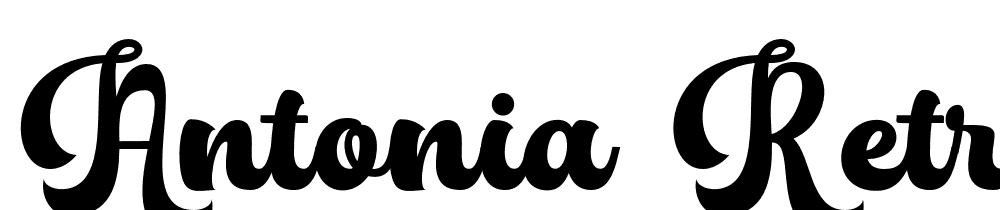 antonia-retro font family download free