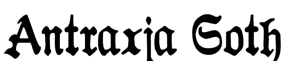 Antraxja-Goth-1938 font family download free