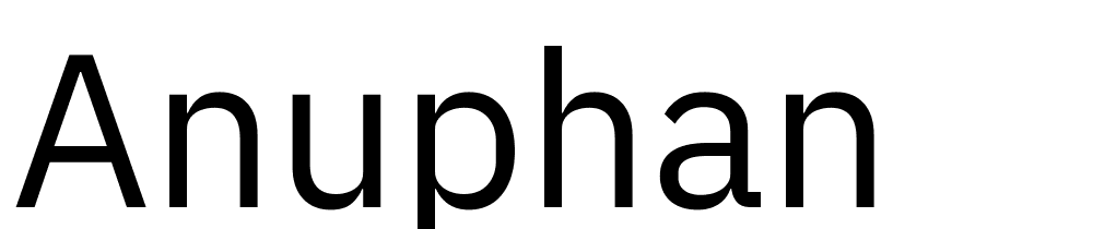 anuphan font family download free