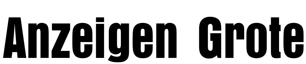 Anzeigen-Grotesk font family download free