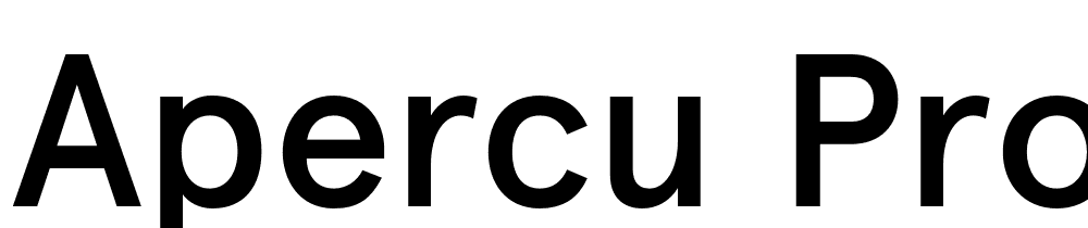 Apercu-Pro-Medium font family download free