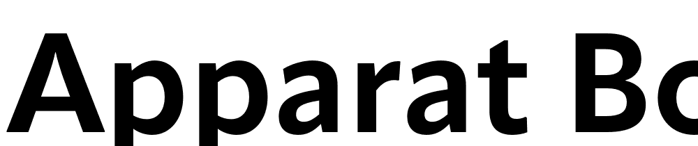 Apparat-Bold font family download free