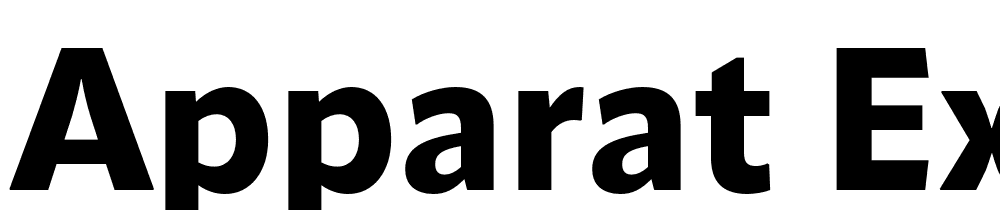 Apparat-Extrabold font family download free