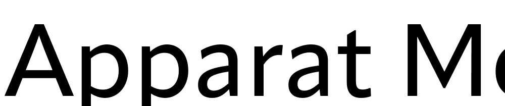 Apparat-Medium font family download free