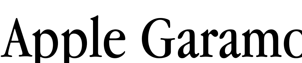 Apple-Garamond font family download free