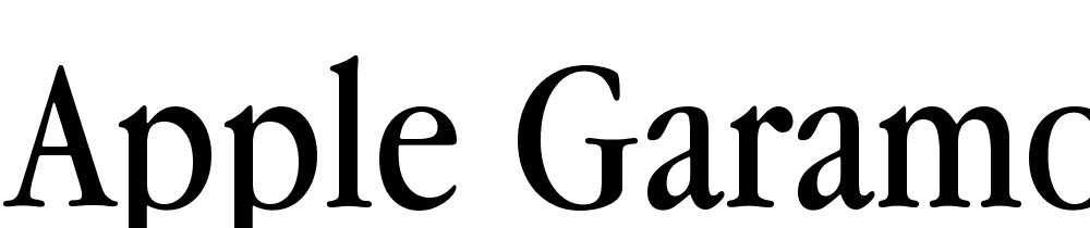 Apple-Garamond font family download free